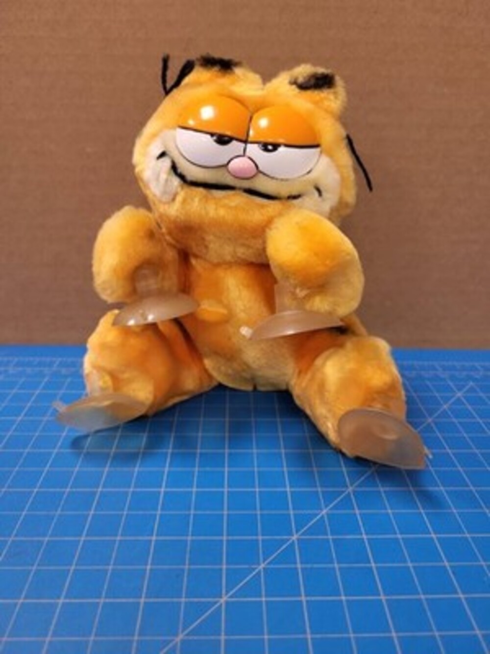 Garfield Plush Toy Dakin 1978 1981 United Feature Syndicate Suction Cups
